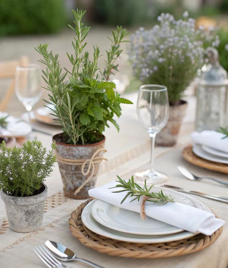 Hope Launched Fundraiser table setting